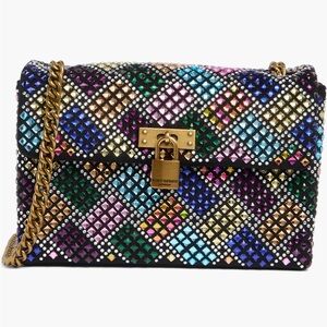Kurt Geiger Multicolor Crystal Shoulder Bag